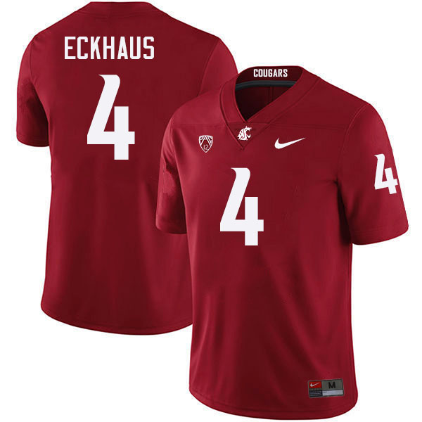 Zevi Eckhaus WSU Cougars Jersey.Washington State Cougars #4 Zevi Eckhaus Jersey Youth-Crimson